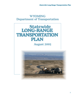 Long Range Transportation Plan