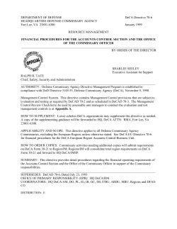 DeCAD 70-6 - Commissaries.com