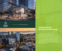 The Offices at 111 Westlake— Where South Lake Union Meets