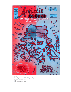 fig. 64 Cover Chapter Seven: Call and Response Agon oil, acrylic