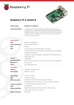 Raspberry Pi 2, Model B