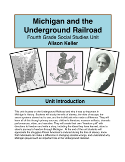 Michigan and the Underground Railroad