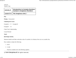 Answers Teacher Copy Activity 8 Introduction to