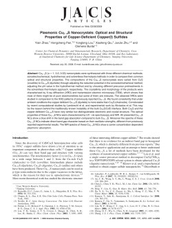 Optical and Structural Properties of Copper