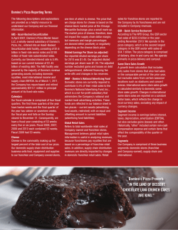 Domino`s Pizza Proverb: &ldquo;IN THE LAND OF DESSERT