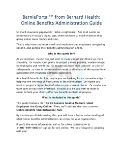 Online Benefits Administration FAQs
