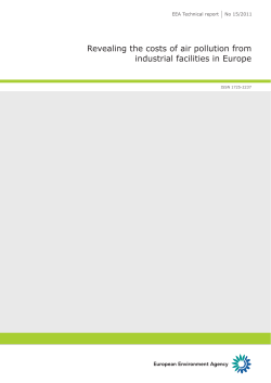 Revealing the costs of air pollution from industrial facilities in Europe