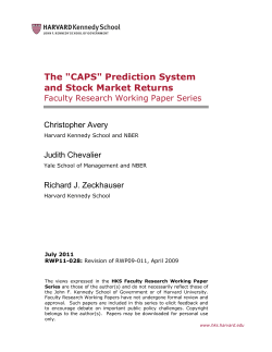 "CAPS" Prediction System and Stock Market Returns