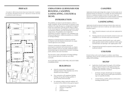 Chinatown Guidelines for Buildings, Canopies