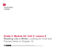Grade 3: Module 3A: Unit 2