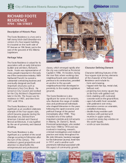 Richard Foote Residence