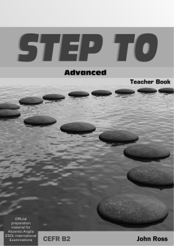 Advanced Teacher Guide