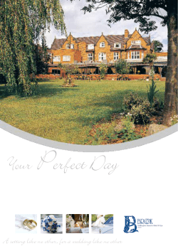 to view the Wedding Brochure - Brook Mollington Banastre Hotel