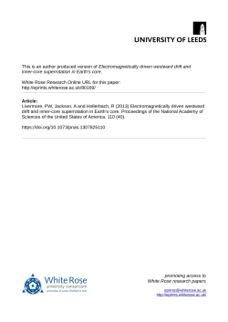 Electromagnetically driven westward drift and inner