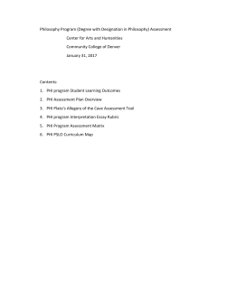 Philosophy - Community College of Denver