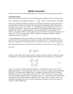 Mantle convection