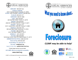 CLSMF may be able to help!