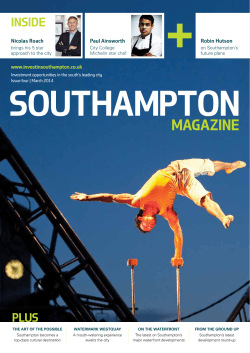 downloaded here - Discover Southampton