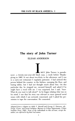The story of John Turner