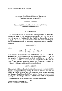 More than One Third of Zeros of Riemann`s Zeta