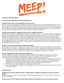 Frequently Asked Questions A