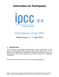 43rd Session of the IPCC