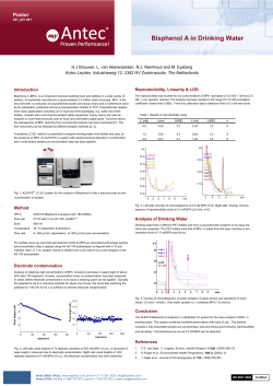 Bisphenol A in Drinking Water