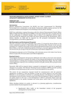 150224 Air Quality Assessment - High Peak Borough Council