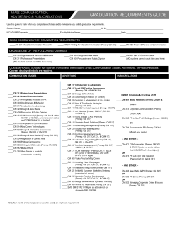 MASS COMMUNICATION FOUNDATION