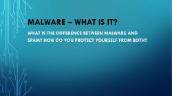 Malware - Aurora Seniors` Centre