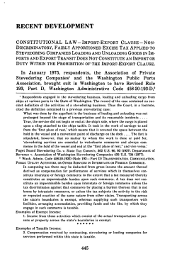 Constitutional Law, Import-Export Clause