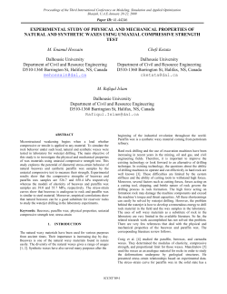 experimental study of physical and mechanical properties of natural
