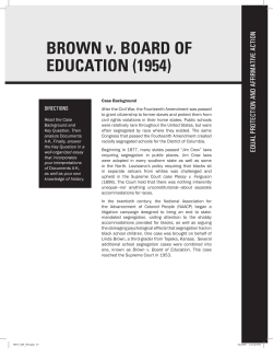 brown v. board of education (1954)