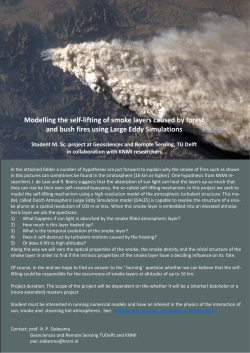 Modelling the self-lifting of smoke layers caused by