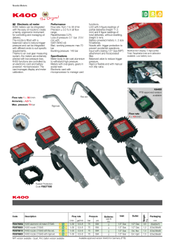 Piusi Meter Electronic K400
