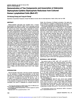Demonstration of Two Components and Association of Adenosine