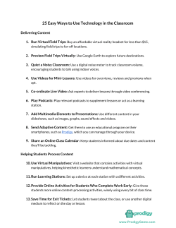 25 Easy Ways to Use Technology in the Classroom