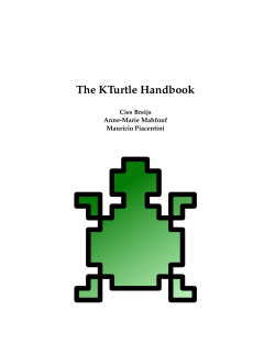 The KTurtle Handbook - KDE Documentation