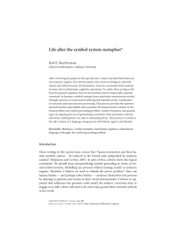 Life after the symbol system metaphor