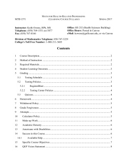 math for health-related professions