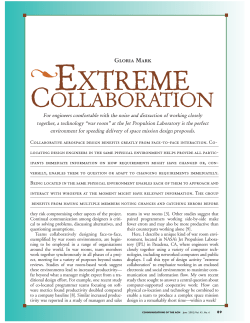 Extreme Collaboration