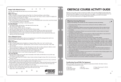 obstacle course activity guide - Excelligence Learning Corporation