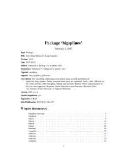 Package `bigsplines`