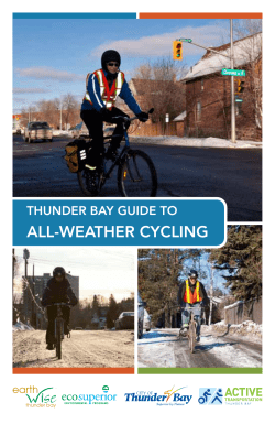 all-WeaTher CyClinG - City of Thunder Bay