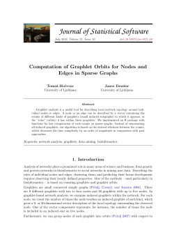 Computation of Graphlet Orbits for Nodes and Edges in Sparse