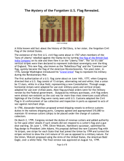 The Mystery of the Forgotten U.S. Flag Revealed.