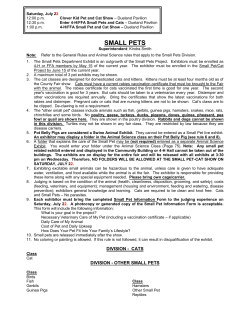 small pets - Story County Fair