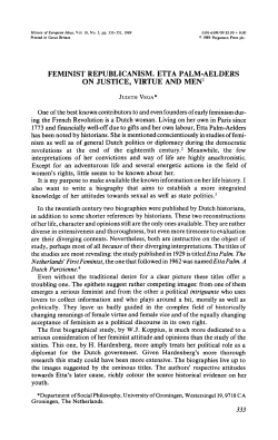 feminist republicanism. etta palm-aelders on justice, virtue