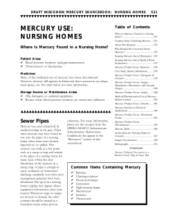 Mercury Use: Nursing Homes