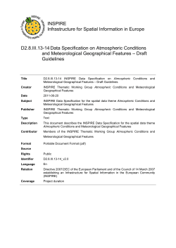 AC-MF Spec - INSPIRE Directive